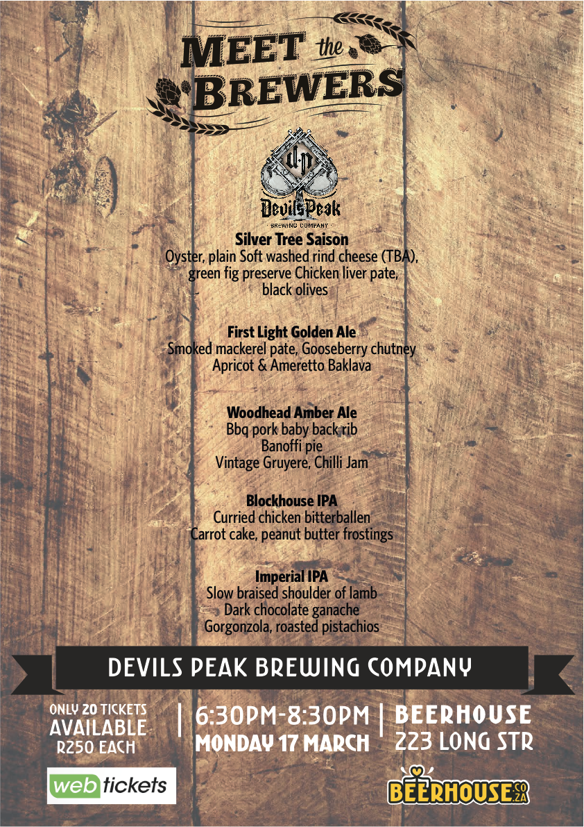 Meet The Brewers: Devil's Peak Brewing Company - BEERHOUSE
